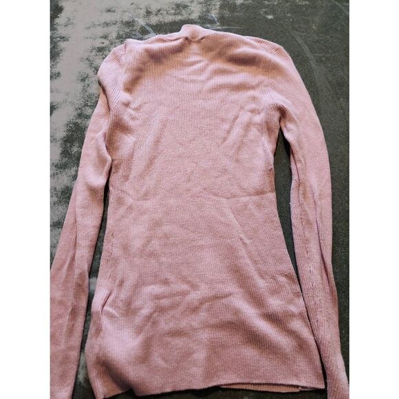 Ted Baker Nehru Skinny Rib blush pink sweater sz 2 (S) - Picture 4 of 6